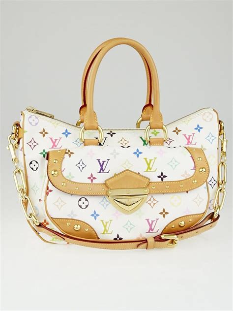 LOUIS VUITTON Monogram Multicolor Rita White .